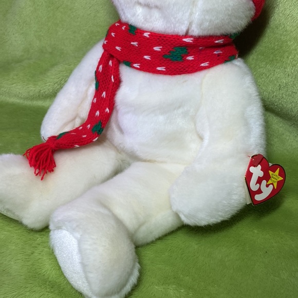Ty Beanie Buddy SNOWBOY the HOLIDAY SNOWMAN  1999 Christmas Plush - Picture 3 of 9